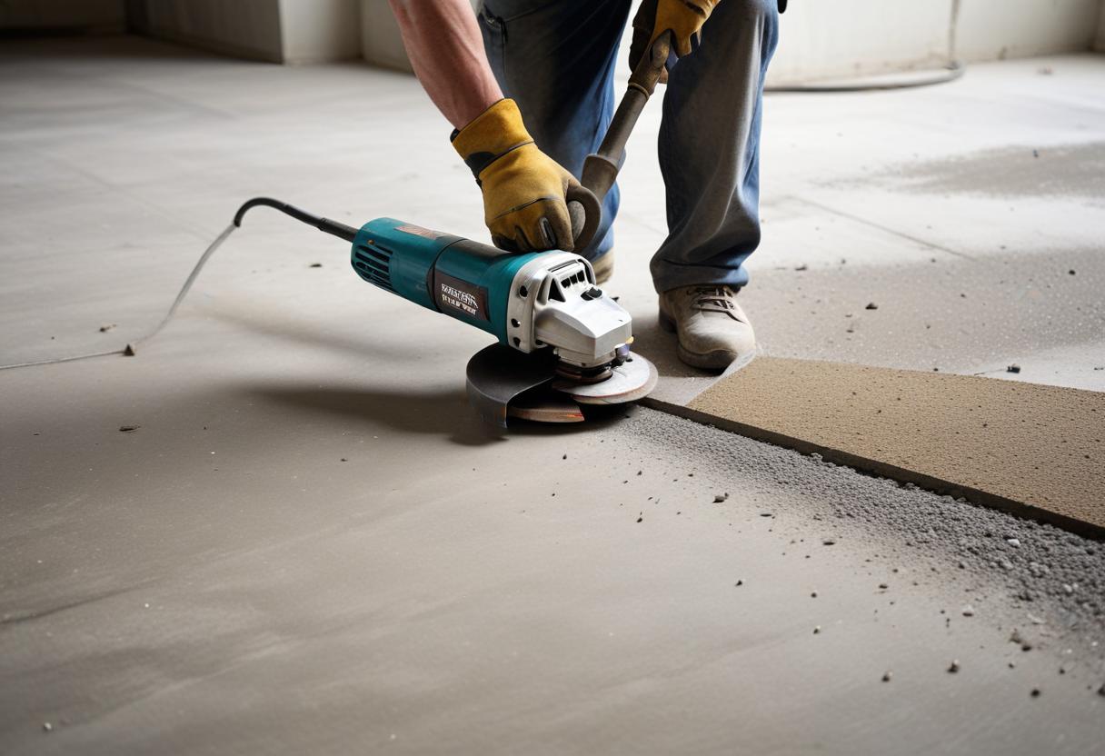 Säg hej till smidigare arbete med betongslip vinkelslip! illustration