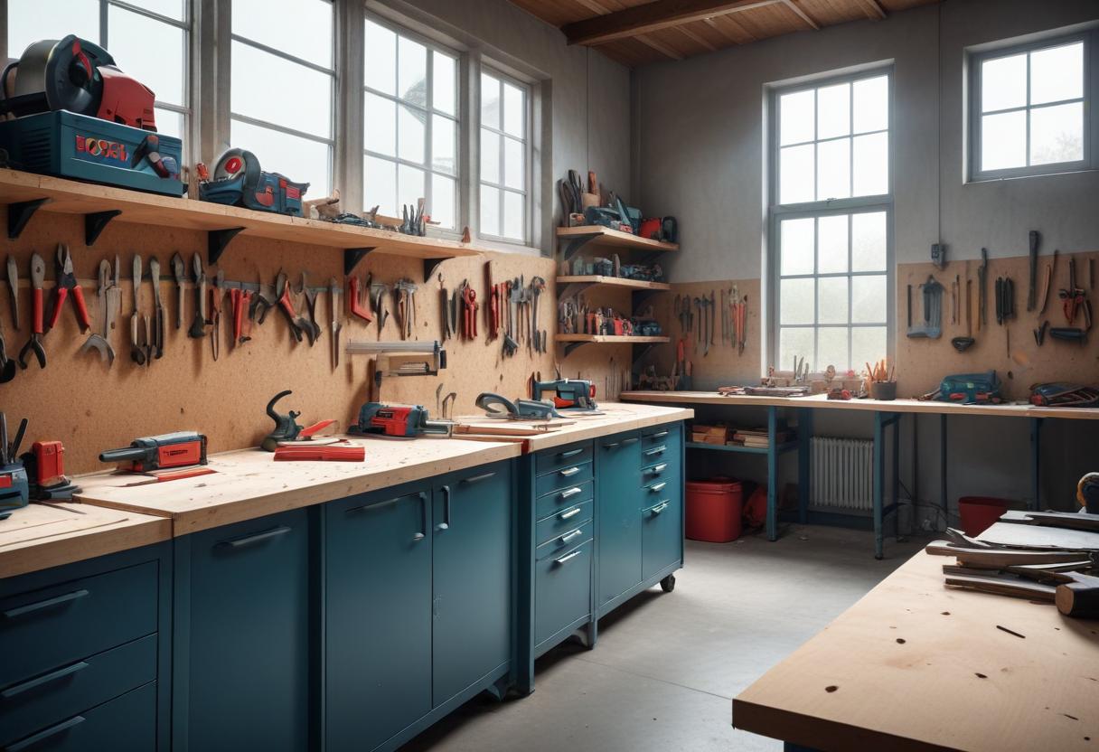 Upptäck kraften i din bosch såg för hemmabyggen illustration