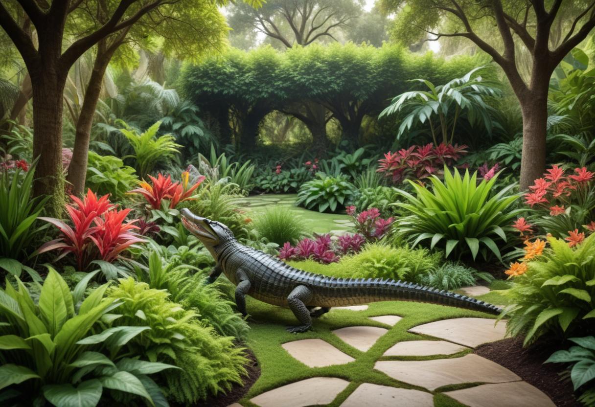Upptäck fördelarna med alligatorsågen i trädgården illustration